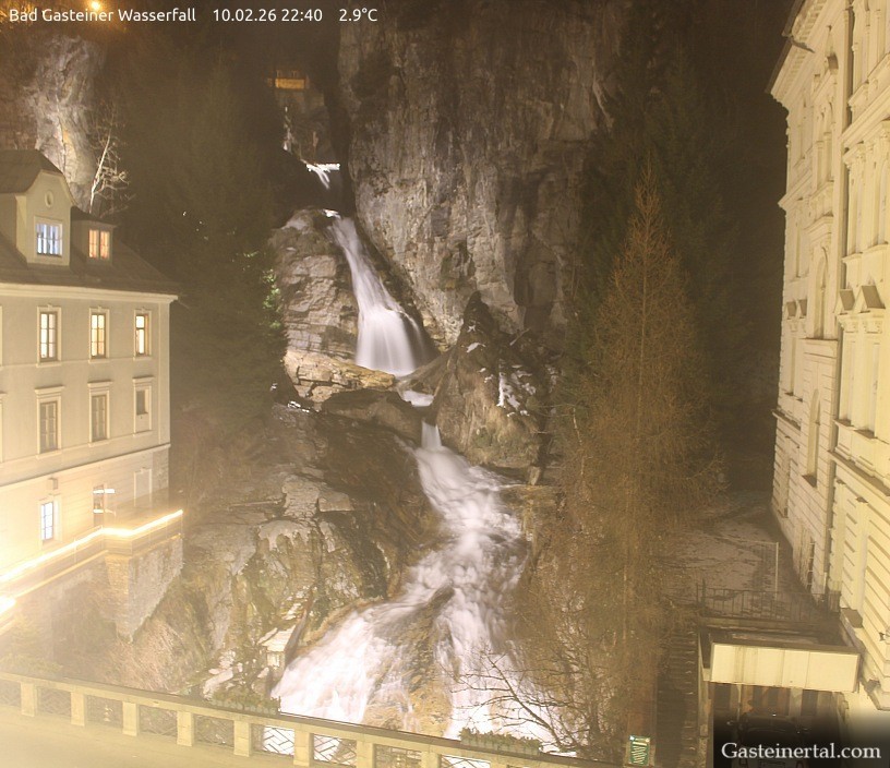 Archiv Foto Webcam Wasserfall in Bad Gastein