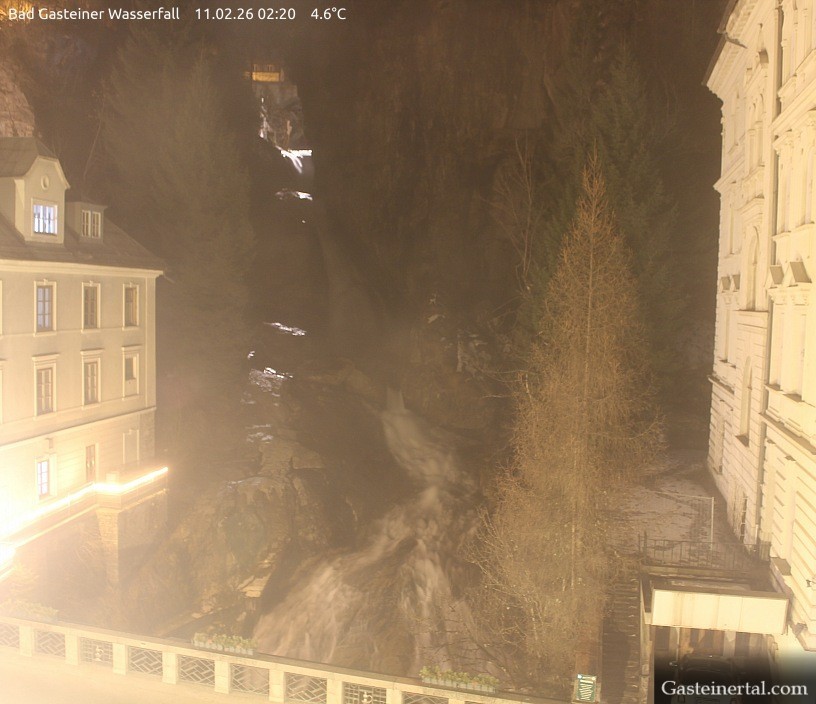 Archiv Foto Webcam Wasserfall in Bad Gastein