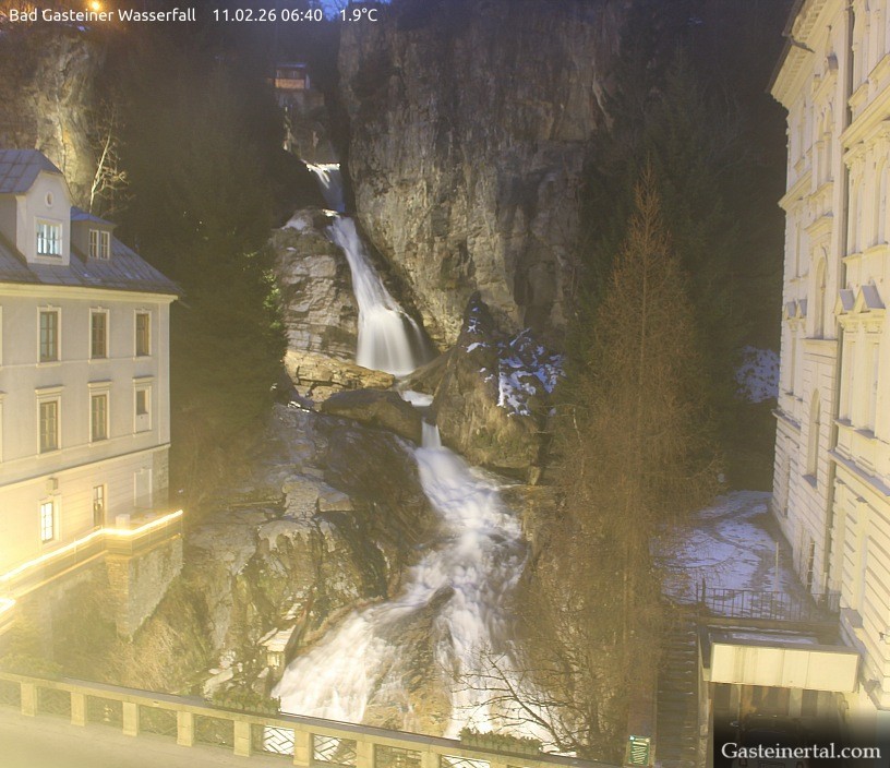 Archiv Foto Webcam Wasserfall in Bad Gastein