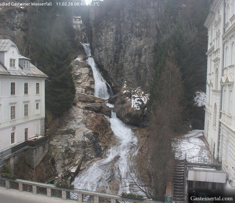 Archiv Foto Webcam Wasserfall in Bad Gastein