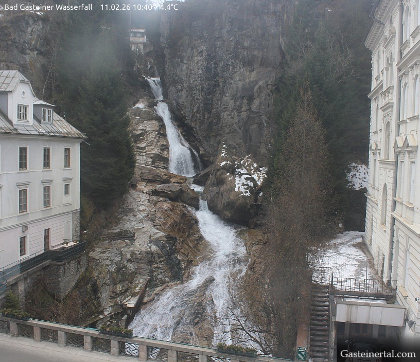 Archiv Foto Webcam Wasserfall in Bad Gastein
