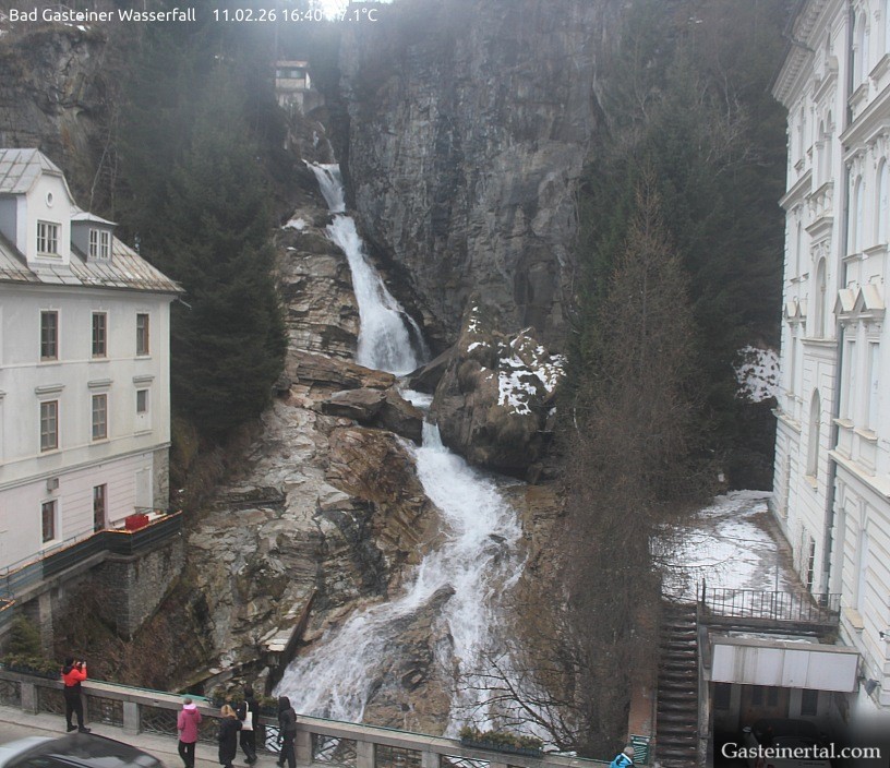 Archiv Foto Webcam Wasserfall in Bad Gastein