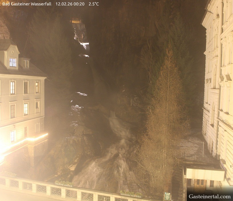 Archiv Foto Webcam Wasserfall in Bad Gastein