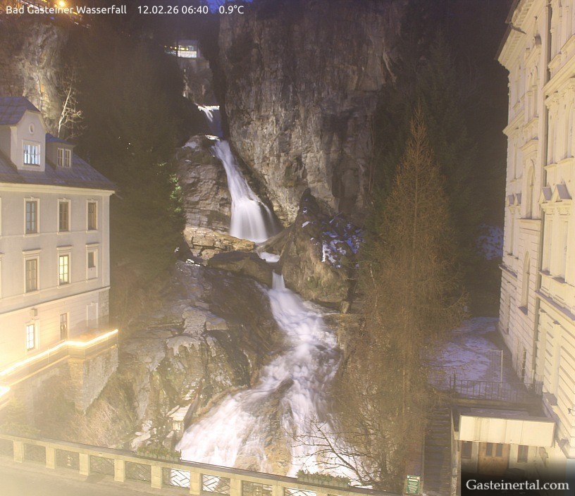 Archiv Foto Webcam Wasserfall in Bad Gastein