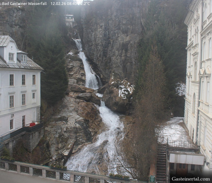 Archiv Foto Webcam Wasserfall in Bad Gastein