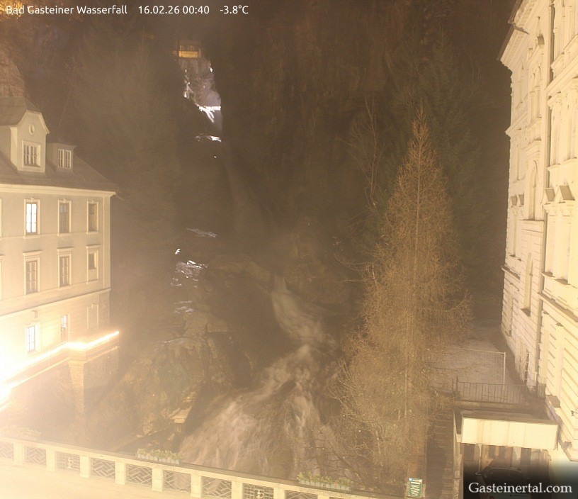 Archiv Foto Webcam Wasserfall in Bad Gastein