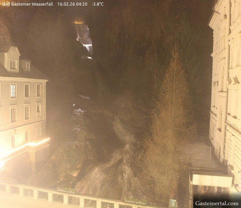 Archiv Foto Webcam Wasserfall in Bad Gastein
