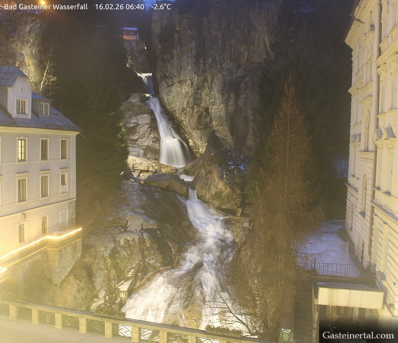 Archiv Foto Webcam Wasserfall in Bad Gastein