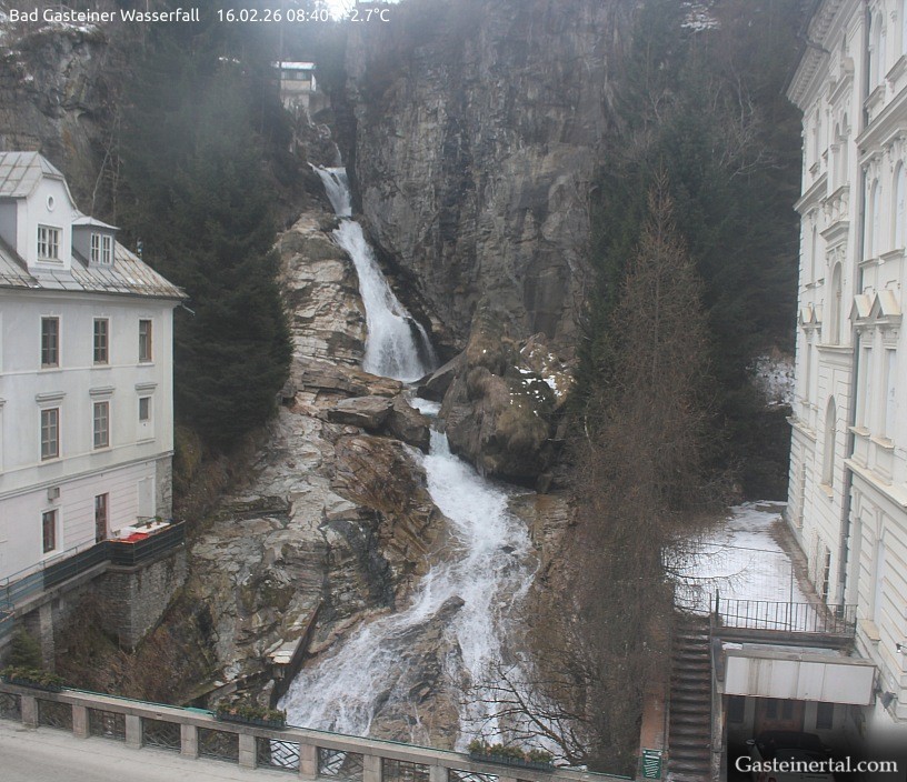 Archiv Foto Webcam Wasserfall in Bad Gastein
