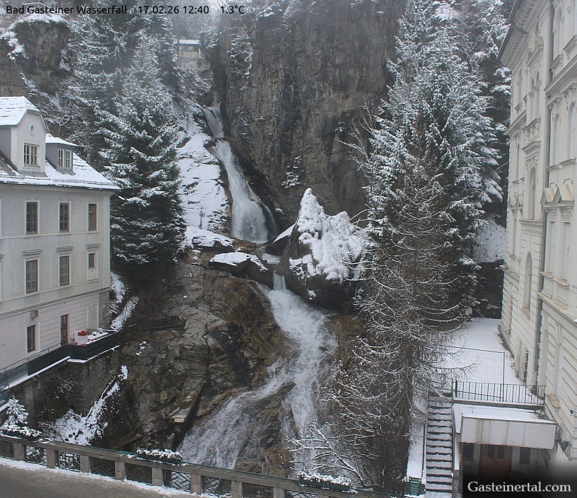 Archiv Foto Webcam Wasserfall in Bad Gastein