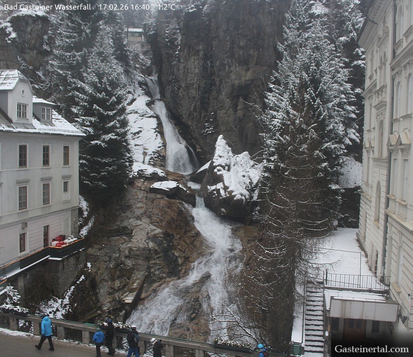 Archiv Foto Webcam Wasserfall in Bad Gastein