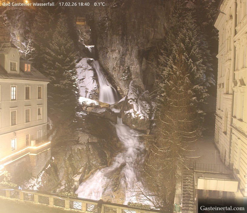 Archiv Foto Webcam Wasserfall in Bad Gastein