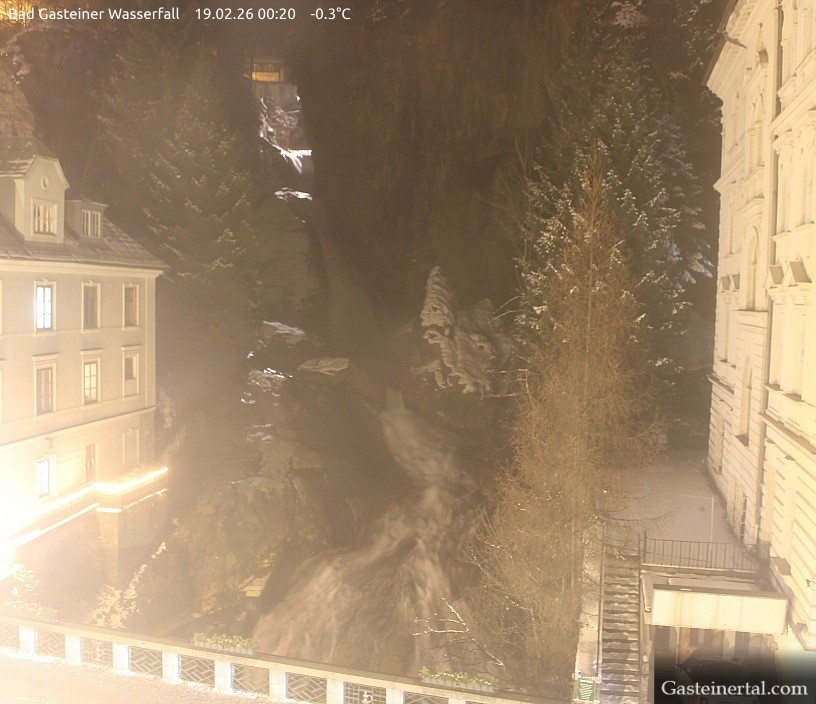 Archiv Foto Webcam Wasserfall in Bad Gastein