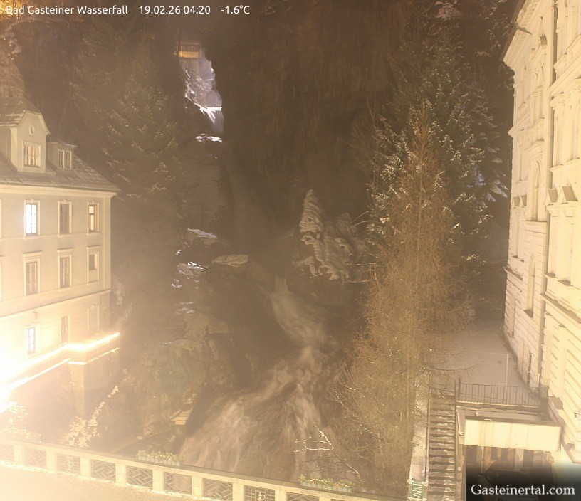 Archiv Foto Webcam Wasserfall in Bad Gastein