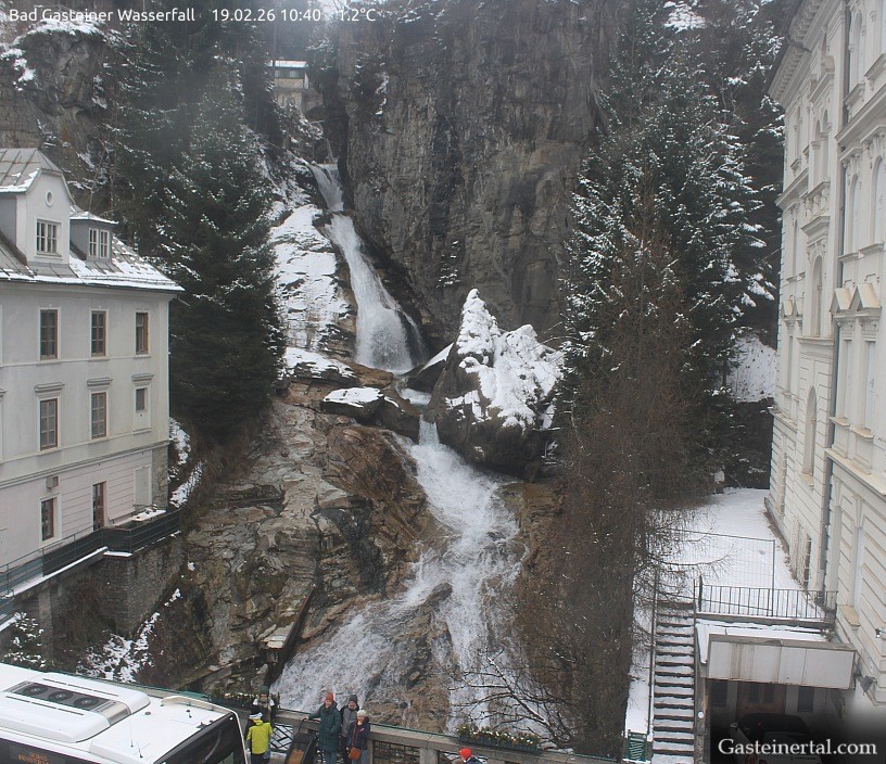 Archiv Foto Webcam Wasserfall in Bad Gastein