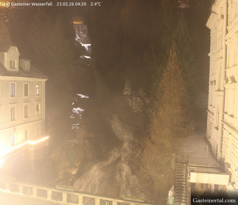 Archiv Foto Webcam Wasserfall in Bad Gastein
