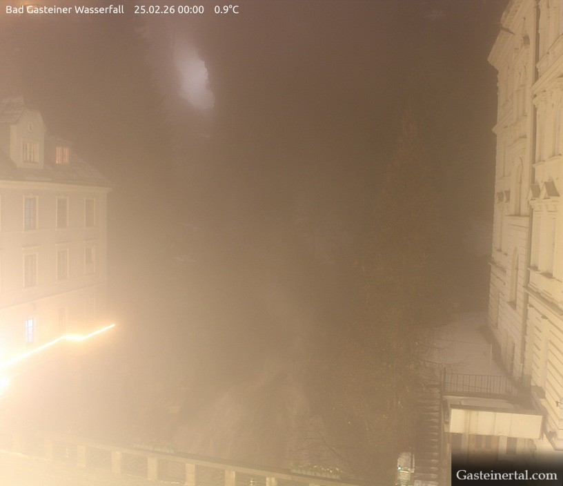 Archiv Foto Webcam Wasserfall in Bad Gastein