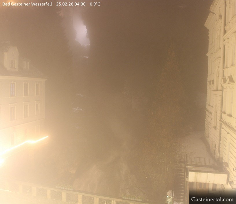 Archiv Foto Webcam Wasserfall in Bad Gastein