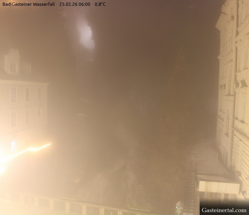 Archiv Foto Webcam Wasserfall in Bad Gastein