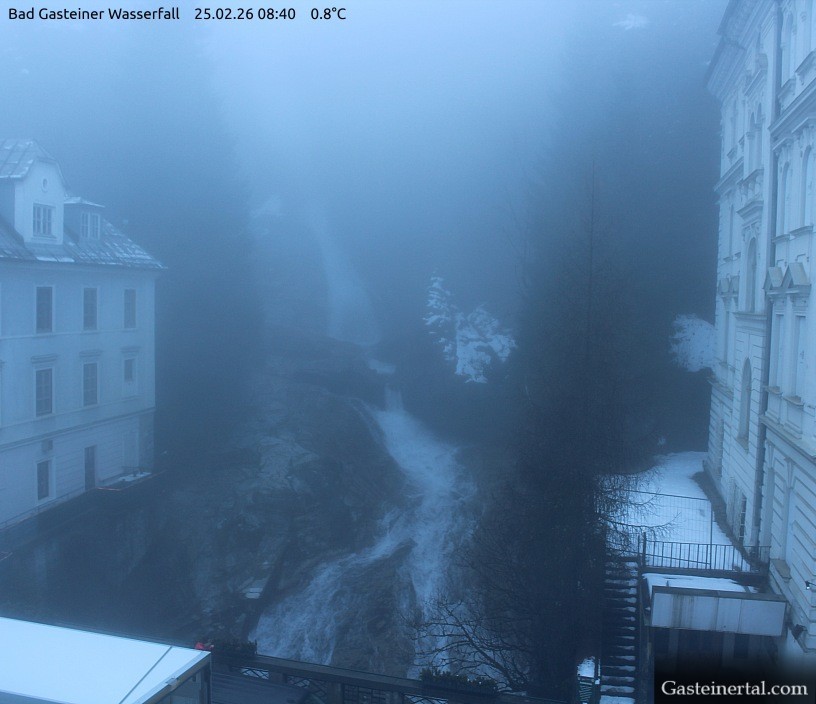 Archiv Foto Webcam Wasserfall in Bad Gastein