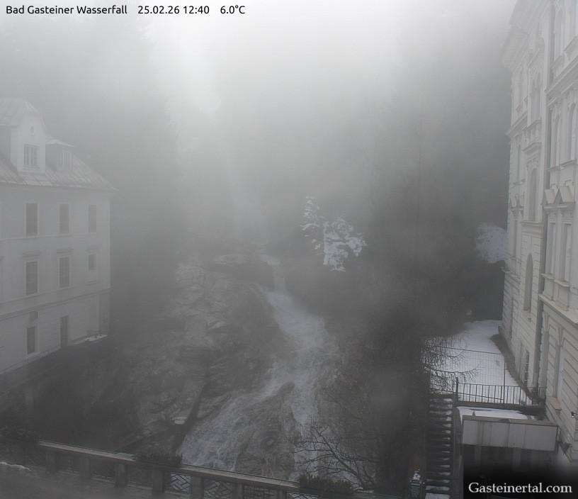Archiv Foto Webcam Wasserfall in Bad Gastein