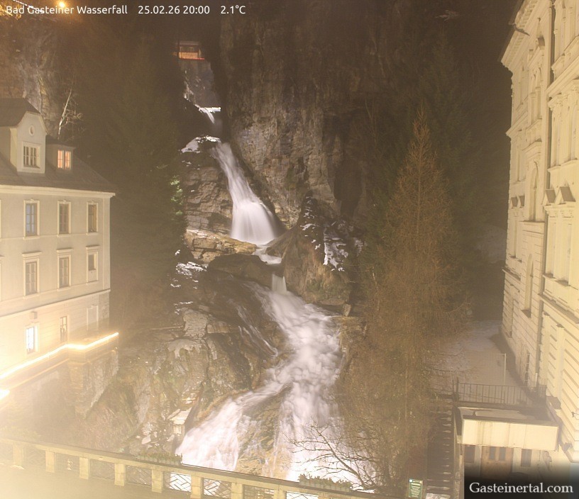 Archiv Foto Webcam Wasserfall in Bad Gastein
