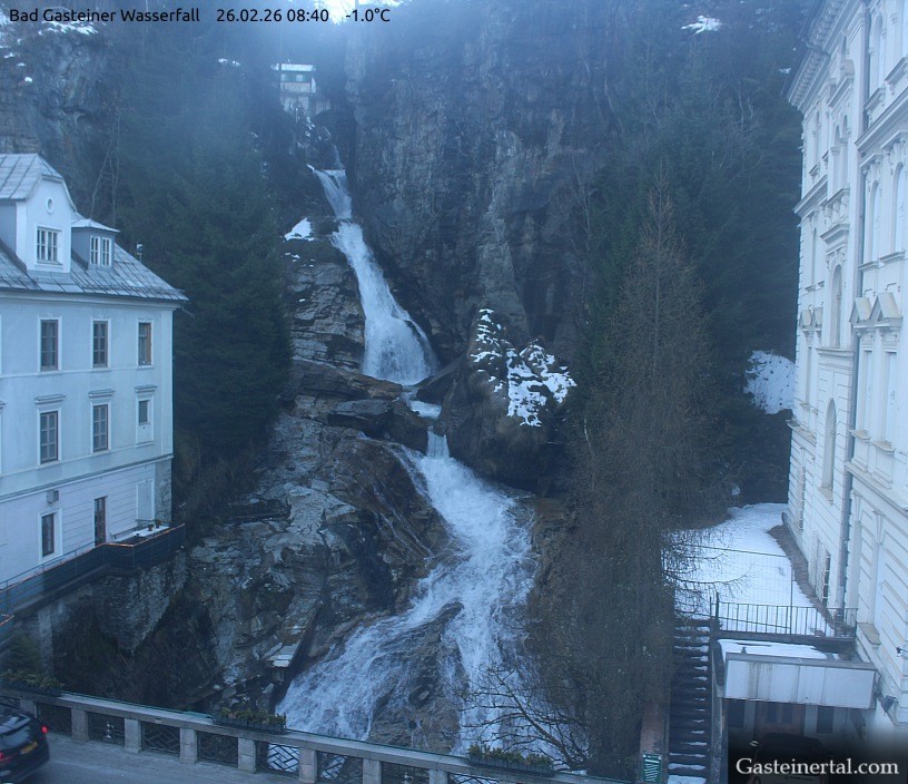 Archived image Webcam Waterfall in Bad Gastein