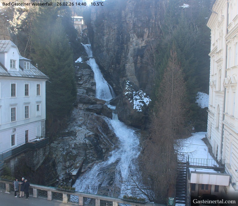 Archived image Webcam Waterfall in Bad Gastein
