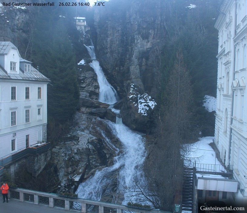 Archived image Webcam Waterfall in Bad Gastein