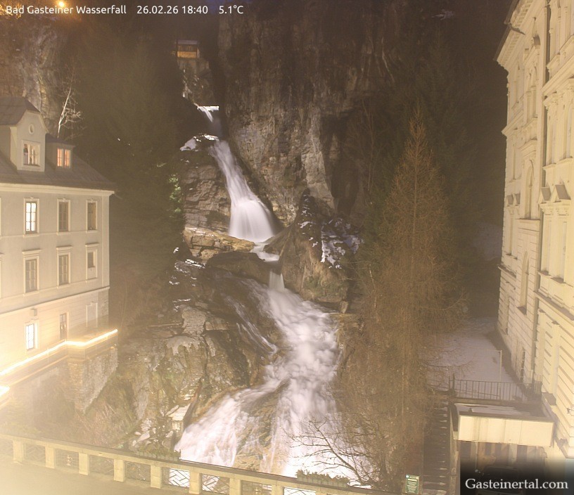 Archiv Foto Webcam Wasserfall in Bad Gastein