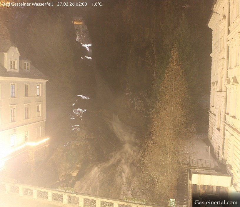 Archiv Foto Webcam Wasserfall in Bad Gastein