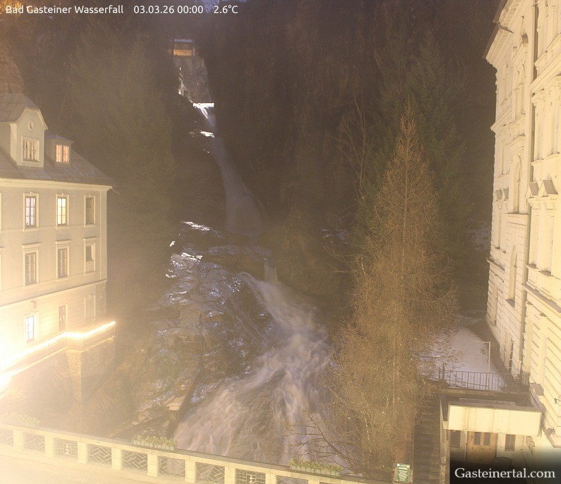 Archiv Foto Webcam Wasserfall in Bad Gastein