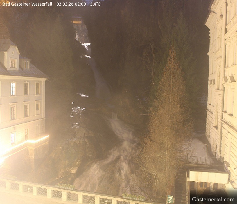 Archiv Foto Webcam Wasserfall in Bad Gastein