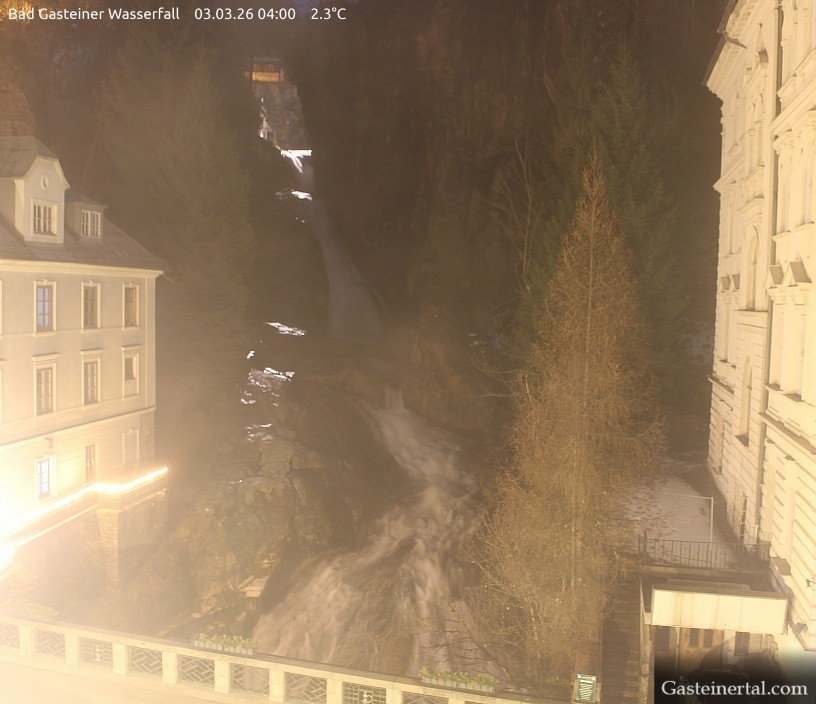 Archiv Foto Webcam Wasserfall in Bad Gastein