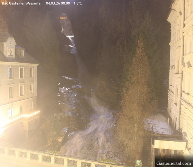 Archiv Foto Webcam Wasserfall in Bad Gastein