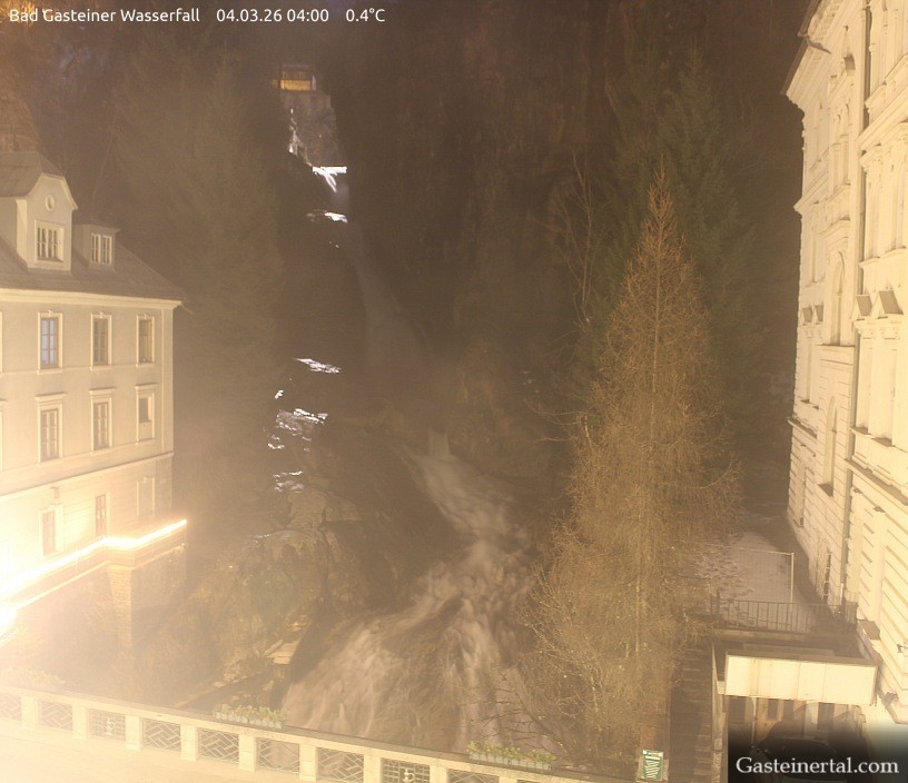 Archiv Foto Webcam Wasserfall in Bad Gastein
