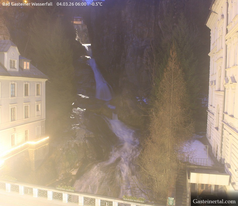 Archiv Foto Webcam Wasserfall in Bad Gastein