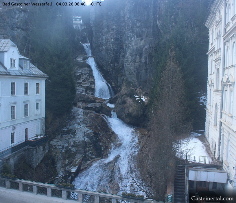 Archiv Foto Webcam Wasserfall in Bad Gastein