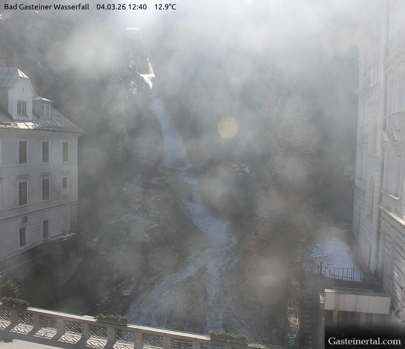 Archiv Foto Webcam Wasserfall in Bad Gastein