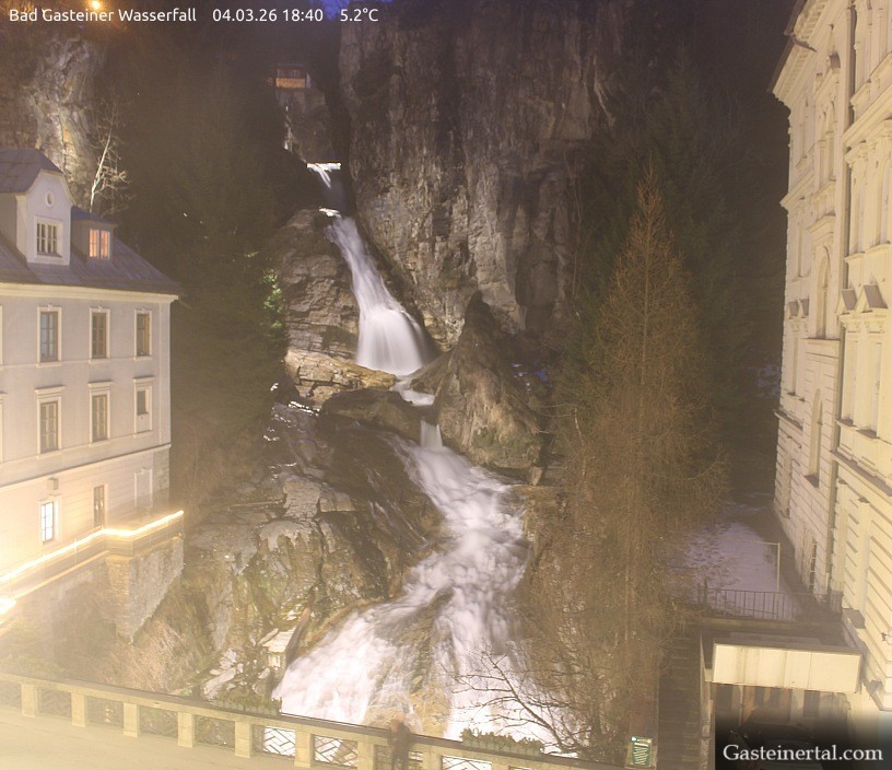 Archiv Foto Webcam Wasserfall in Bad Gastein