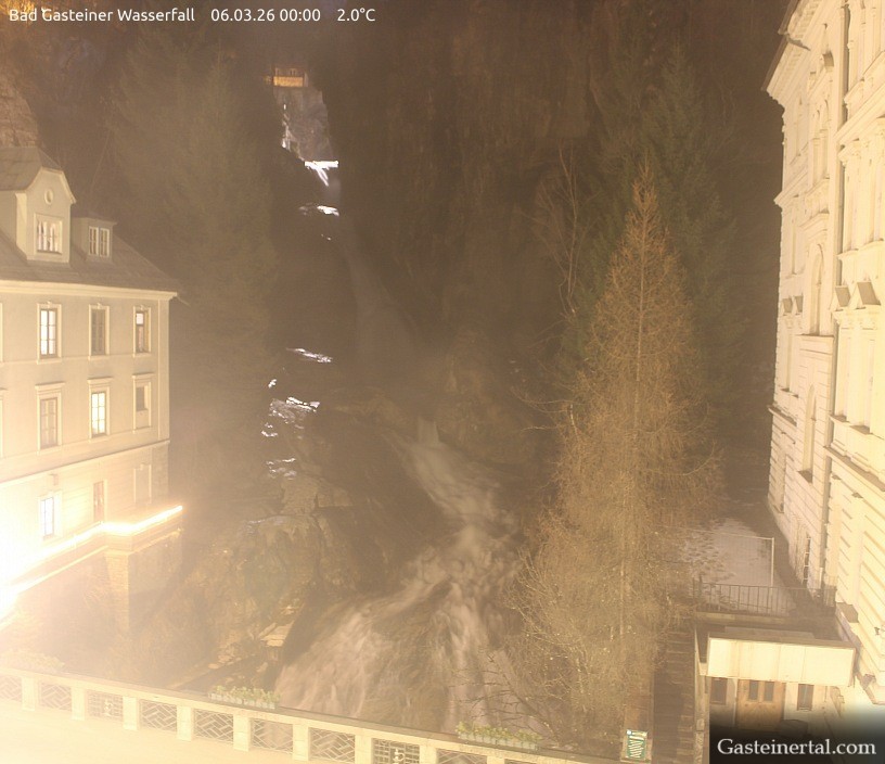 Archiv Foto Webcam Wasserfall in Bad Gastein