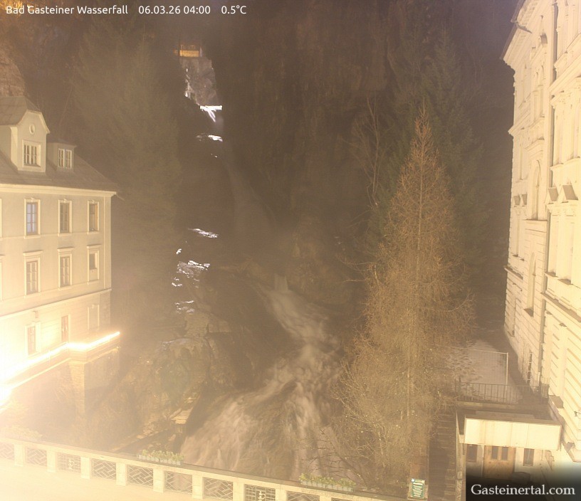 Archiv Foto Webcam Wasserfall in Bad Gastein