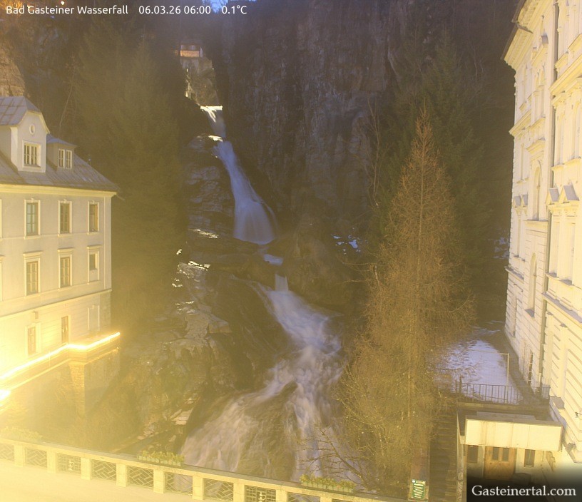 Archiv Foto Webcam Wasserfall in Bad Gastein