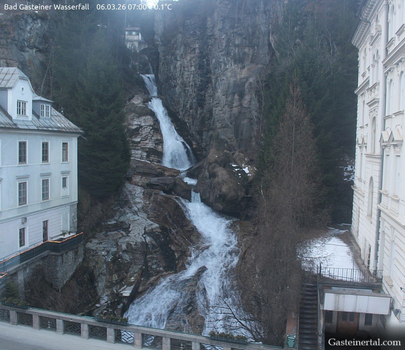 Archiv Foto Webcam Wasserfall in Bad Gastein