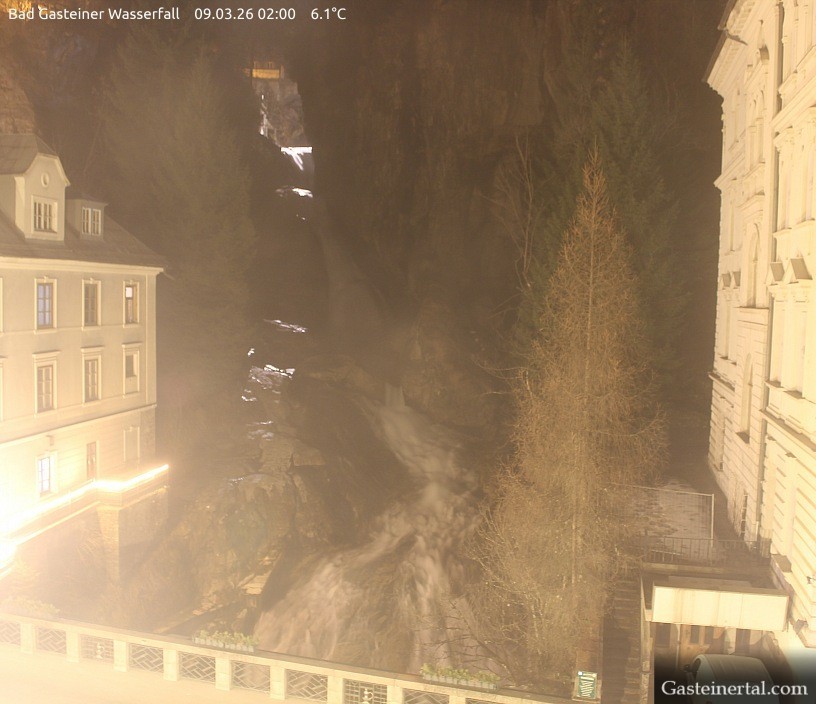 Archiv Foto Webcam Wasserfall in Bad Gastein