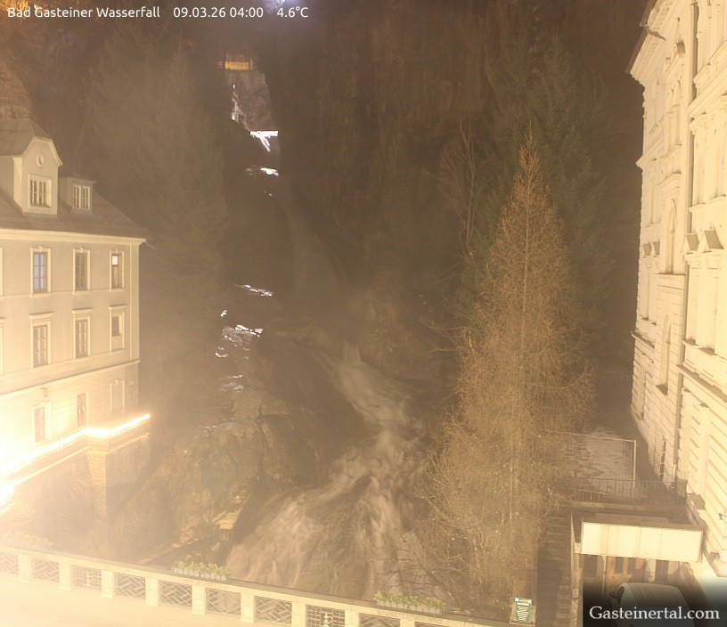 Archiv Foto Webcam Wasserfall in Bad Gastein