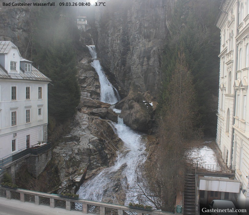 Archiv Foto Webcam Wasserfall in Bad Gastein