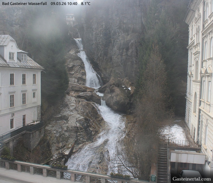 Archiv Foto Webcam Wasserfall in Bad Gastein