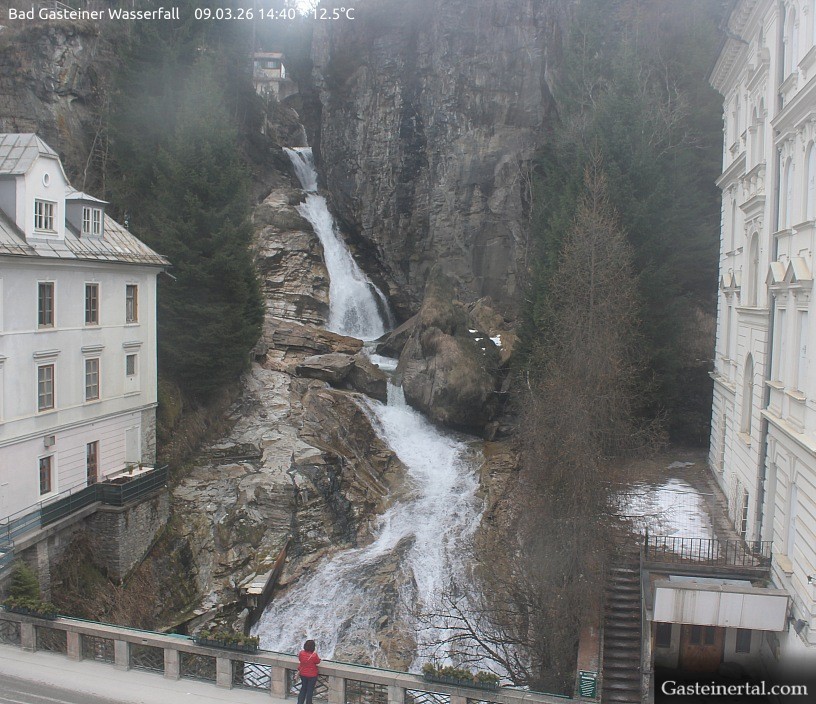 Archiv Foto Webcam Wasserfall in Bad Gastein