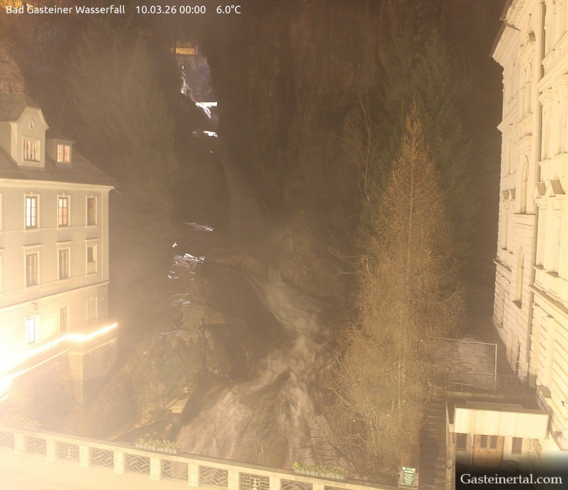 Archiv Foto Webcam Wasserfall in Bad Gastein